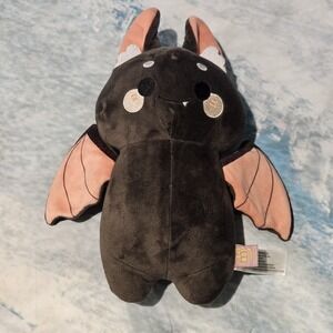 HoneyMaru Halloween Vampire Bat Plush Cracker Barrel Exclusive Black Pink 12"